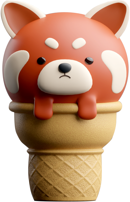 red panda 550x853